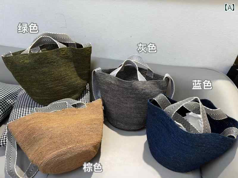 レディース　バッグ　カジュアル ラフィアバッグ新 スタイル 暑い 夏 海辺 ビーチ バケーション クロス ボディ ハンドバッグ ショルダーバッグ レディース