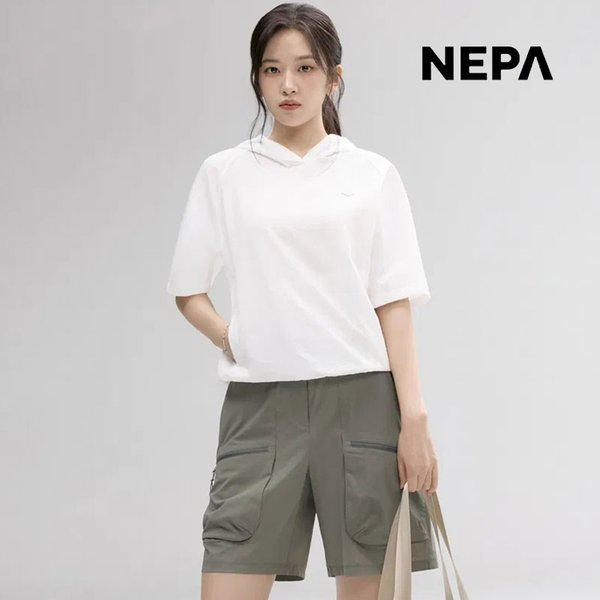 女性パスファインダー クーリッジ ハーフパンツ 登山服 ハーフパンツ 冷感 夏 バンディング 登山パンツ 7M41703