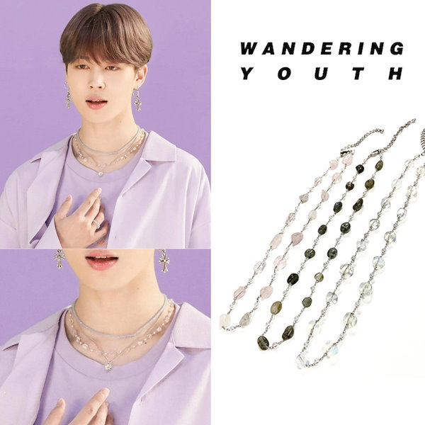 BTS JIMIN V 着用 KING KROACH ネックレス 箱無し Qoo10] HANNA543 【BTSジミン着用】【当店特典付き】N2