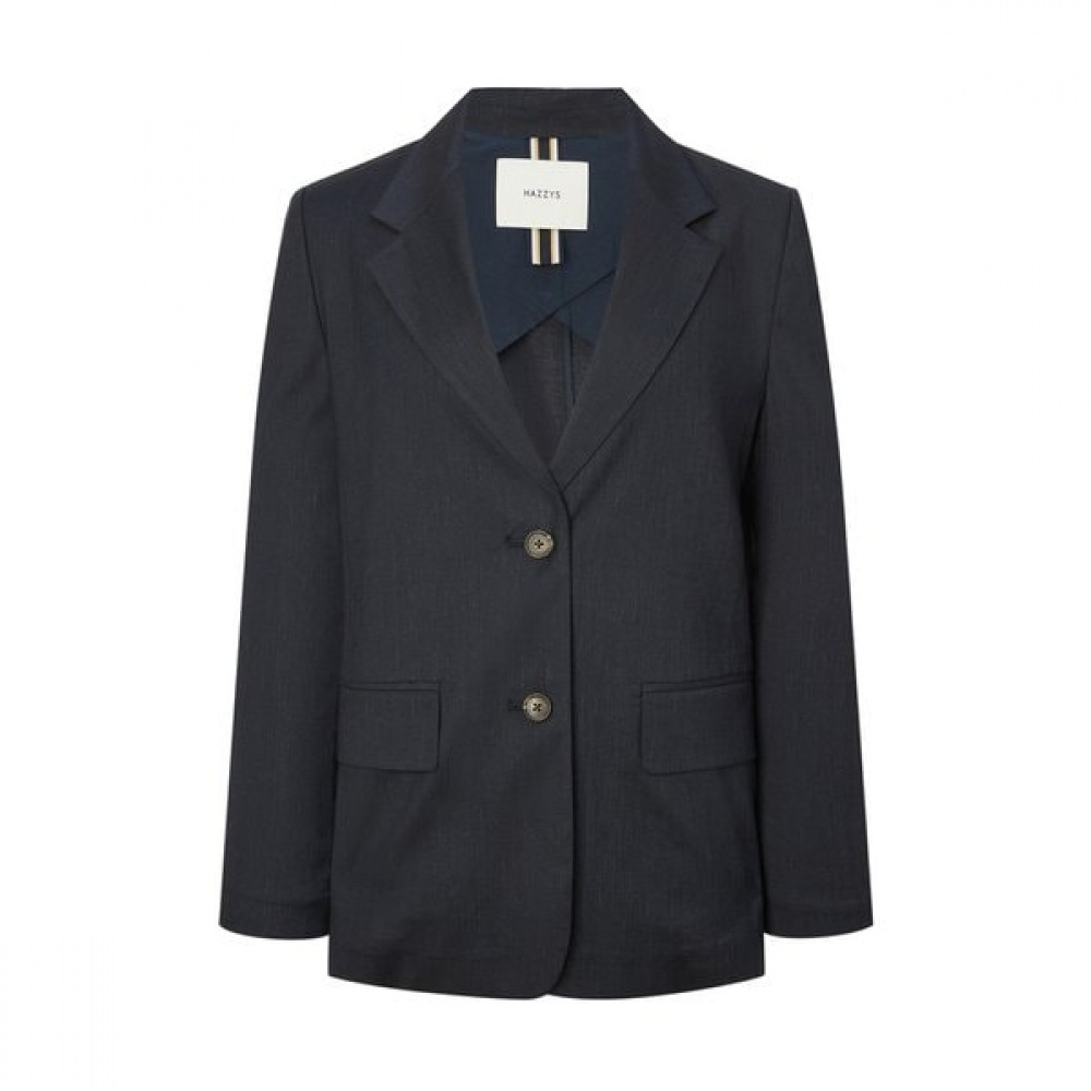 [25SS] シングルリネンジャケットネイビー HSJA5BC31N2