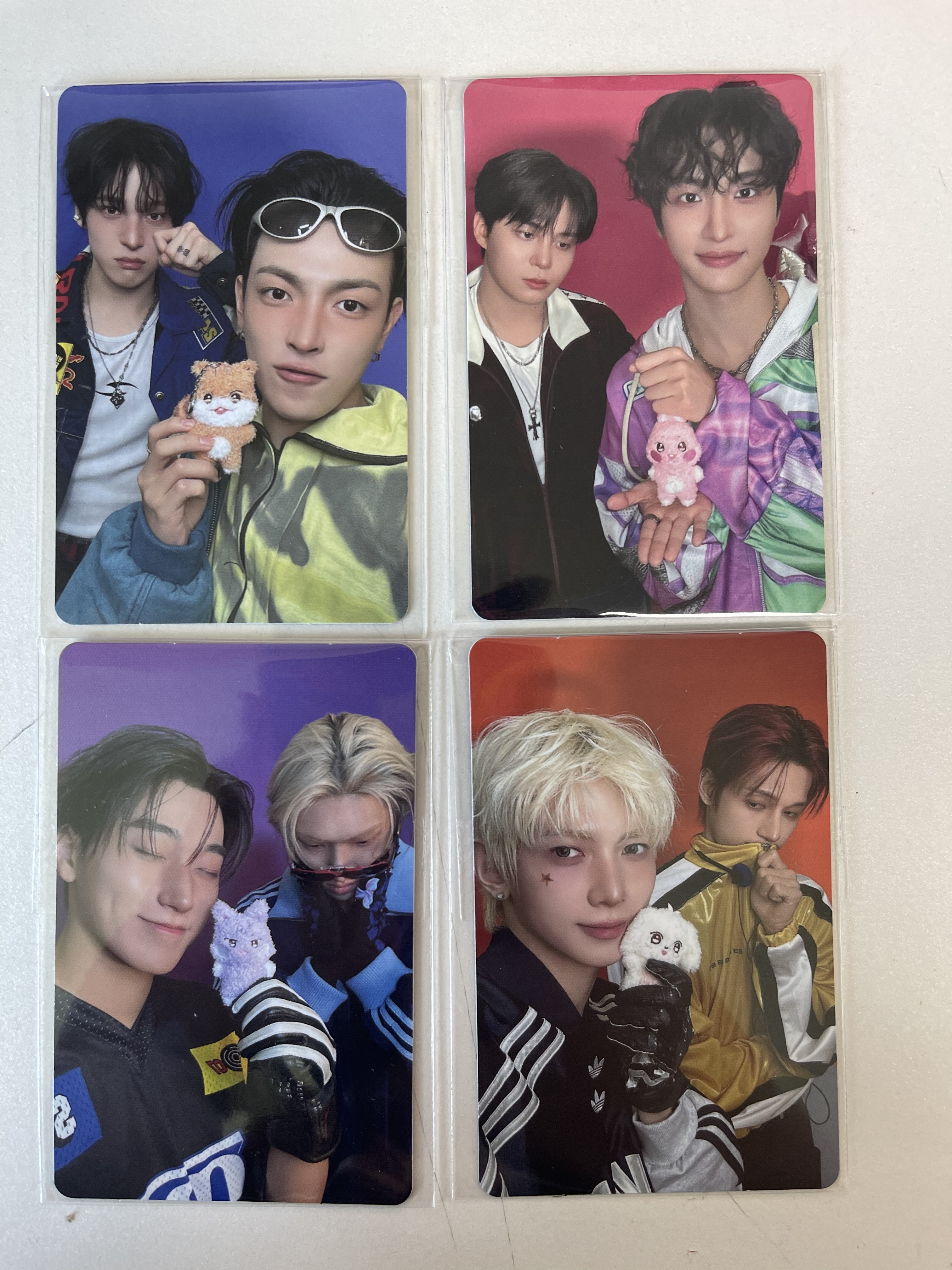 ATEEZ x ANITEEZ ANITEEZ IN COLOR POP UP STORE OFFICIAL ENTRANCE PHOTO CARD OT4 SET