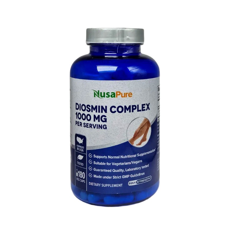 【3ヶ月分】ヌサピュア ディオスミンコンプレックス 1000mg 180粒／シトラスアウランティウム配合／サプリメント 1個