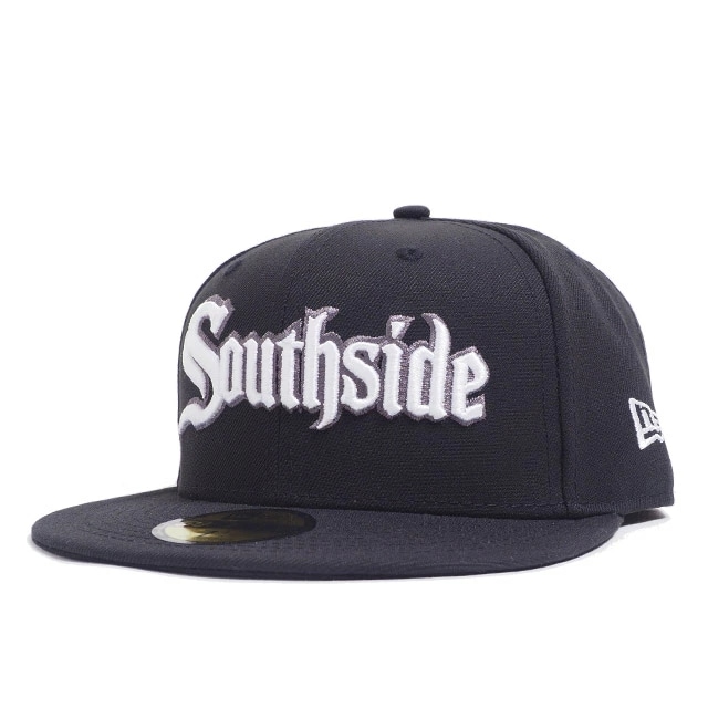 USモデル NEW ERA ホワイトソックス 59FIFTY CHICAGO WHITE SOX MLB NEWERA シティーコネクト BLACK ブラック 黒 ニューエラ キャップ BASIC メ