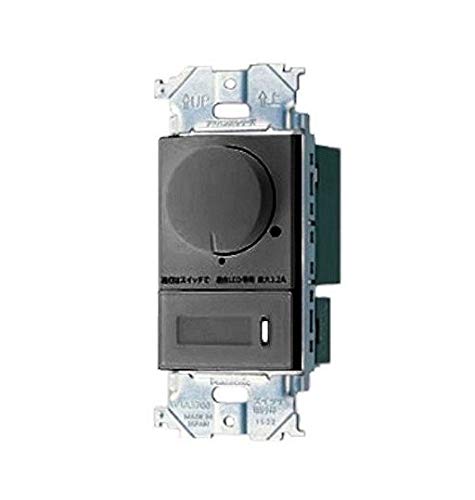パナソニック(Panasonic) LED埋込逆位相調光スイッチC 片切3路両用 マットグレー WTA57583HK