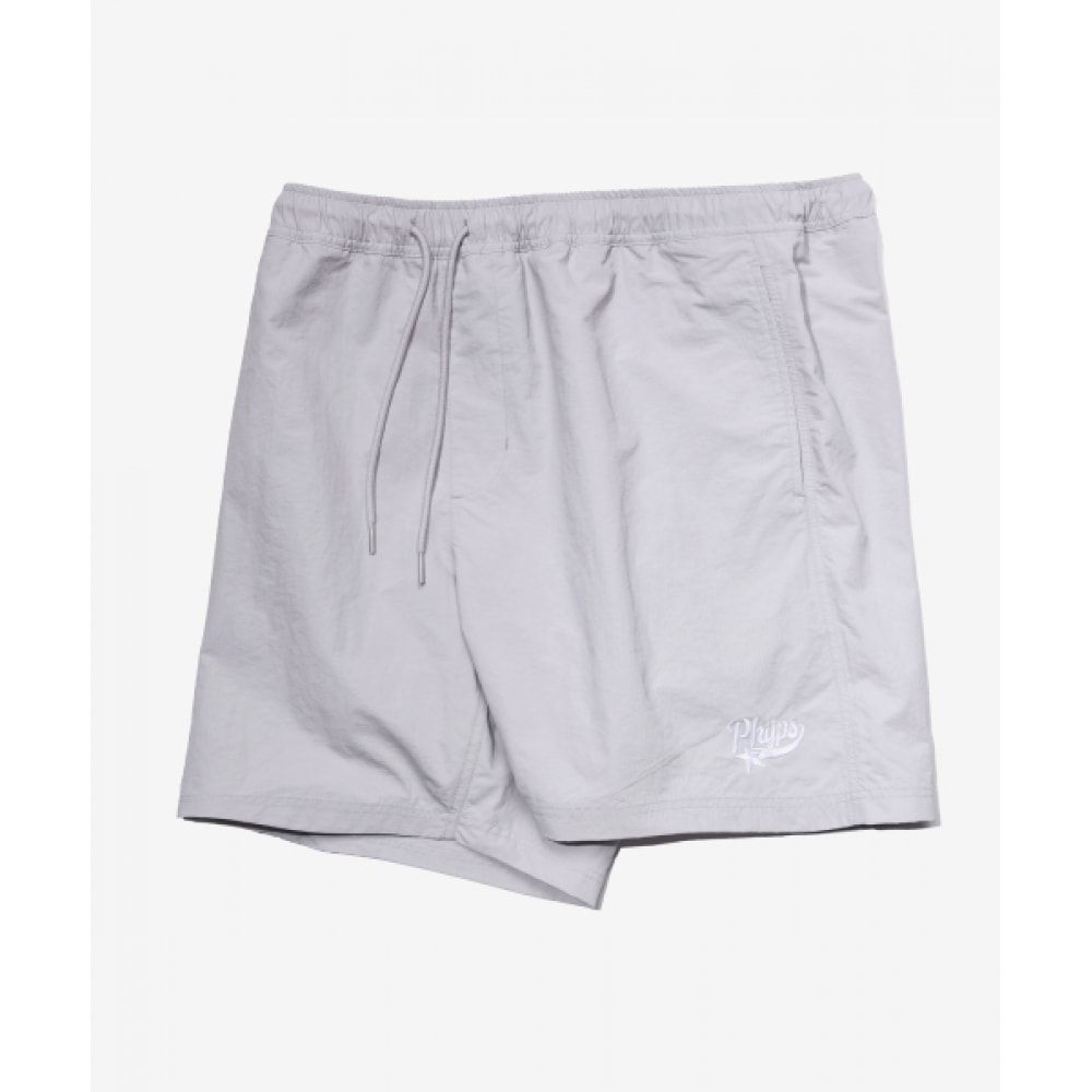 体育部スターテールロゴビーチショートライトグレー