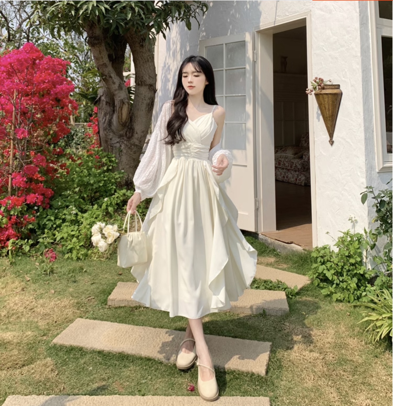 個性的 夏服 ワンピース カーディガン アンサンブル ワンピドレス フレアワンピース ティアード キャミワンピ ロジスワンピ ミモレ 袖なし 袖あり ノースリーブ 長袖 バルーン袖 ぽわん袖