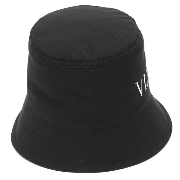 ヴァレンティノガラバーニ帽子 バケットハット ロゴ ブラック メンズ XY2HGA11UXI 0NI