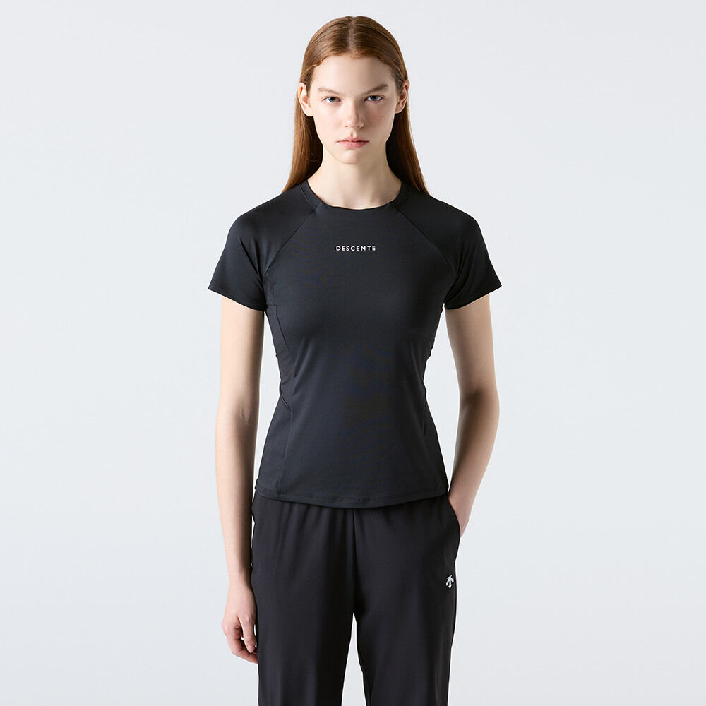 ディセントウィメンズスリムショートスリーブ Tシャツ SR122PTS12