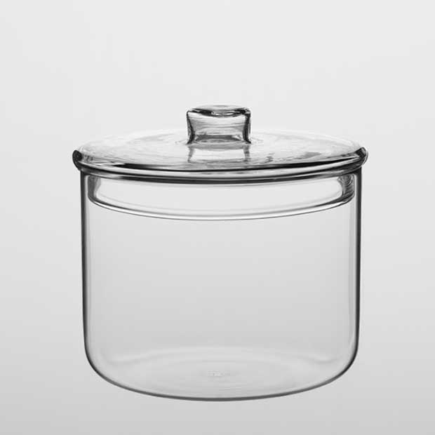 保存容器 耐熱ガラス 深澤直人 TG Heat-resistant Glass Storage Jar 400ml ティージー 耐熱ガラス ガラスジャー キャニスター 400ml クリア