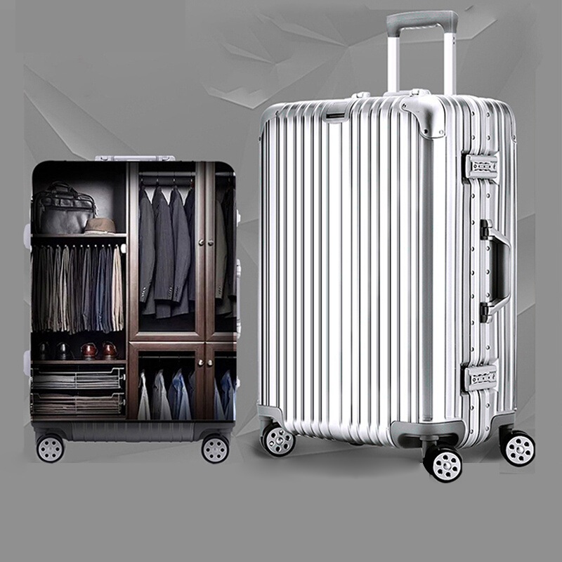 アルミフレームスーツケースインターネットセレブトロリーケース小型20インチ超軽量トラベルケーストレンディ学生ボックス男性24女性ユニバーサルホイール