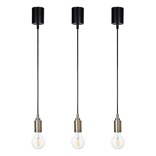 智光電気 ペンダントライト ペンダント ソケット ライト 吊り下げ 照明器具 北欧 おしゃれ アンティーク E26 LED エジソン 電球 適合 引っ掛けシーリング ダクトレール 照明（ライティングレ