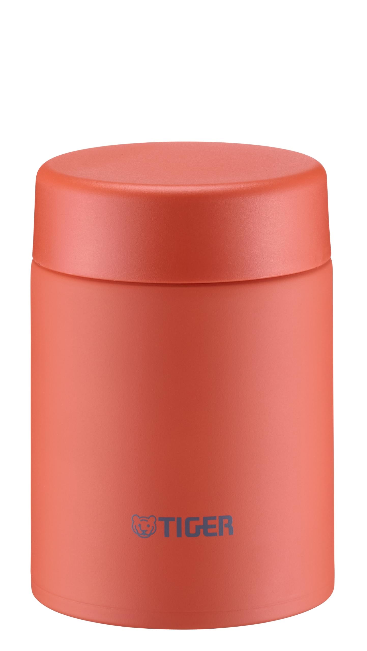 【パッキン一体型モデル】タイガー 魔法瓶 スープジャー 真空 断熱 フードジャー 500ml 保温 弁当箱 食器洗い乾燥機対応 広口 まる底 バーミリオン MKL-W050TL