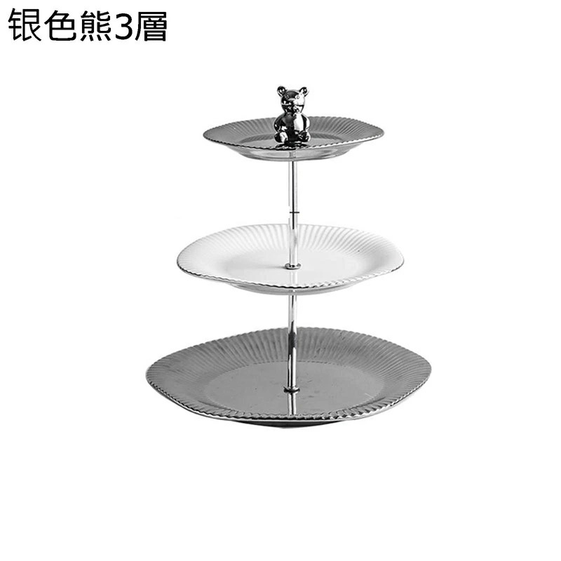 ケーキスタンド デザートスタンド ケーキプレイスタンド 2段 3段 かわいい セラミック フルーツプレート デザート展示台 フルーツ お菓子 果物 パーティー用 誕生日 宴会テーブル コンパクト in