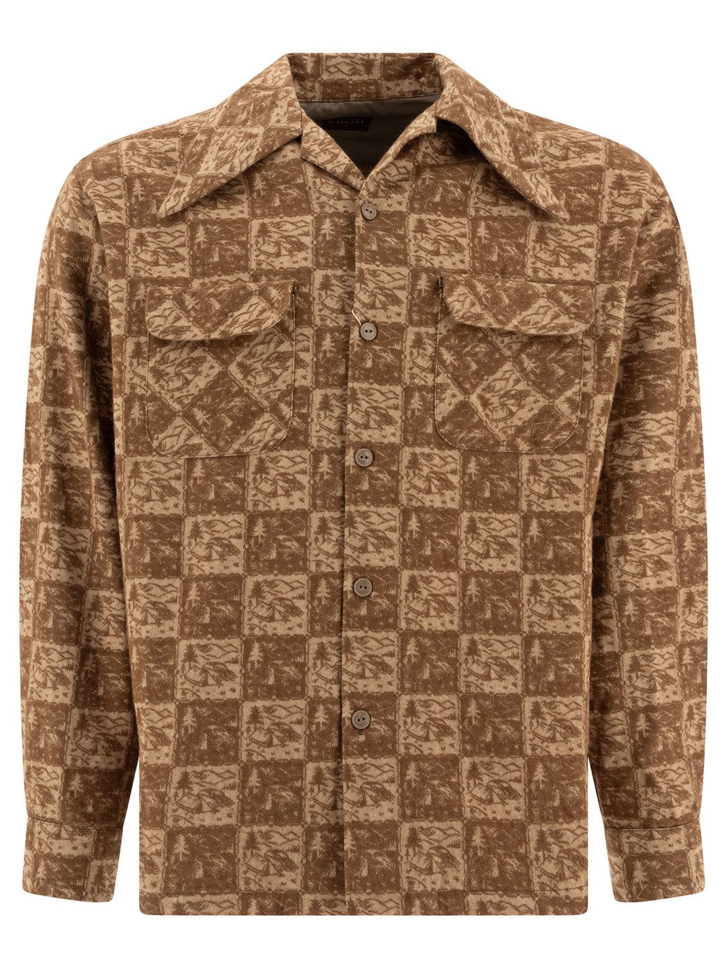 K2410LS064BROWN ブラウン 春夏2025 シャツ メンズ vi