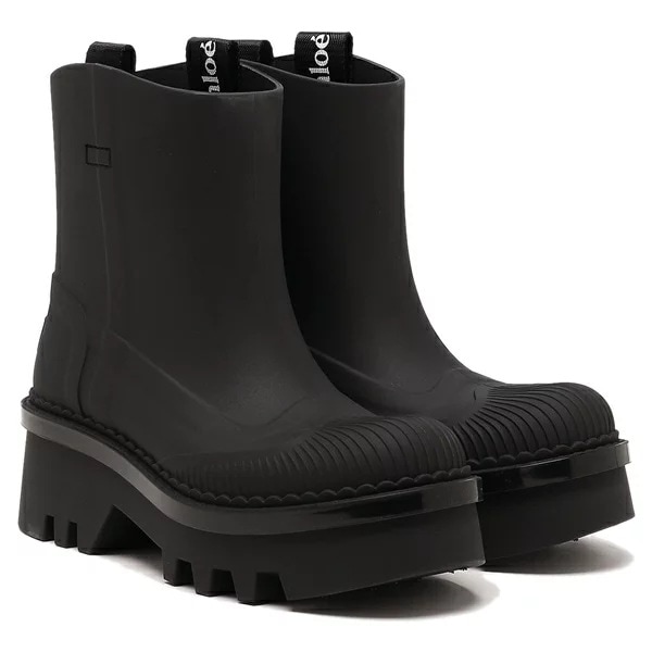 ブーツ レイナ レインブーツ ブラック レディース CHC23A904FP 001