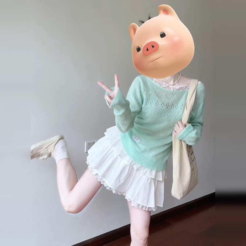 春のシックな服装セット：レースのドレス女性の夏/春2025新しいスタイル白いショートスカート