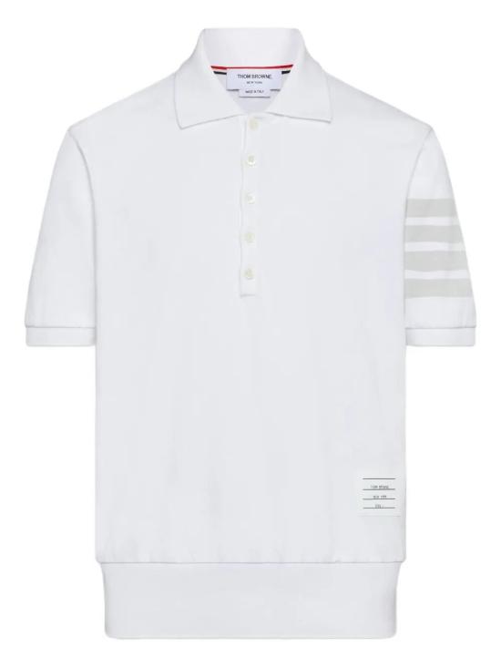 THOM BROWNE Men Polo Shirts MJP236AJ0253 100 WHITE