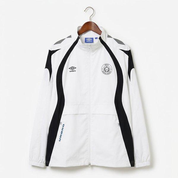 PTR ウーブン ウォーミングアップ スタンネック ウインドブレーカー ジャケット UR121SJK39WHT