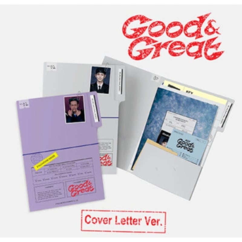 シャイニーキーアルバムキーグッド＆グレートGood＆Great Paper Cover Letter 2種セット 7,331円