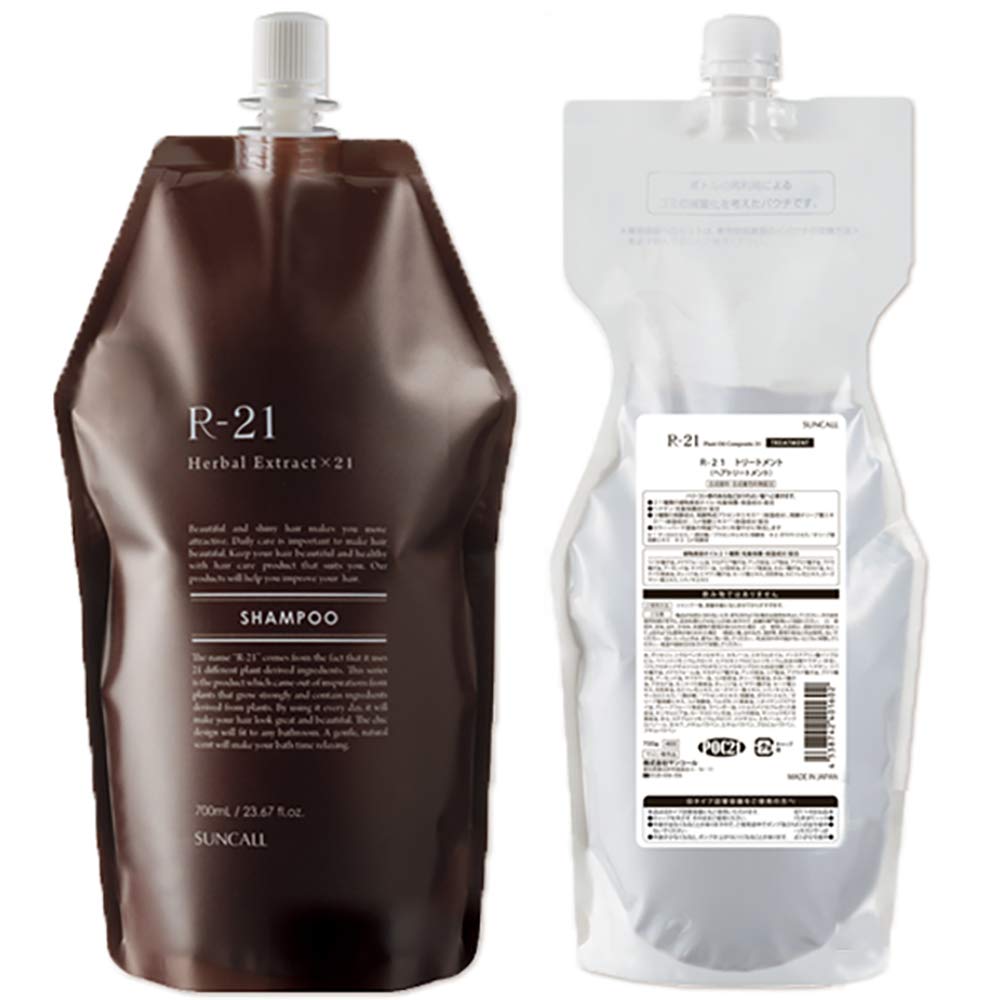 サンコール R-21 シャンプー 700mL + トリートメント 700g 詰め替え