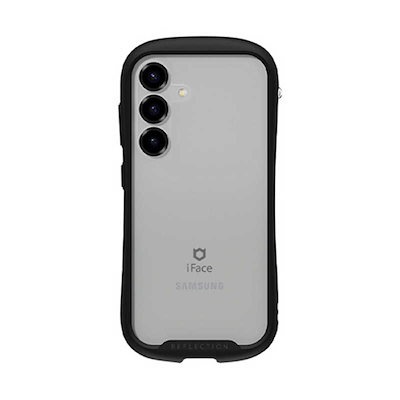 他サイト： HAMEE　［Galaxy S25専用］iFace Reflection強化ガラスクリアケース iFace ブラック　41-987285の商品画像