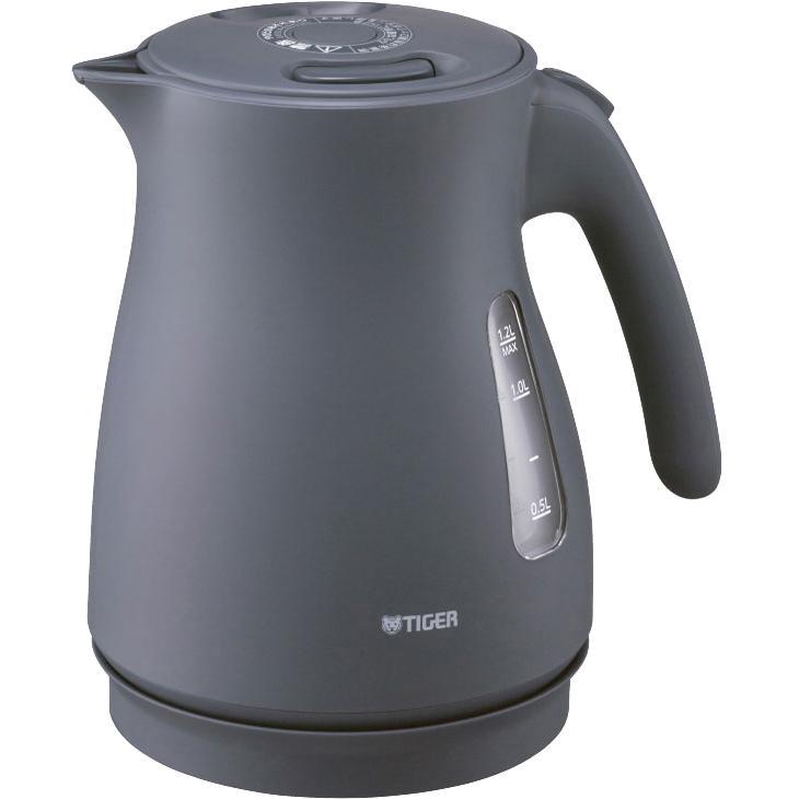 【新品】タイガー TIGER 蒸気レス電気ケトル 1.2L ナイトブラック PCV-A120KN