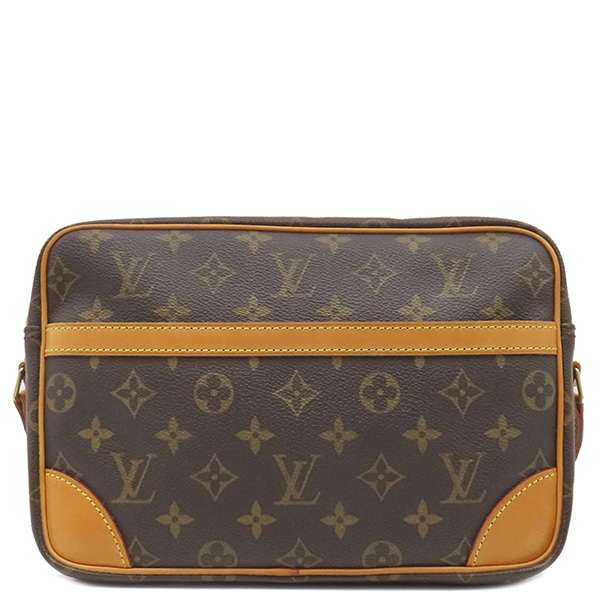 ルイヴィトン LOUIS VUITTON ショルダーバッグ トロカデロ 27 モノグラムキャンバス モノグラム ゴールド金具 茶 斜め掛け M51274 MB0031【中古】