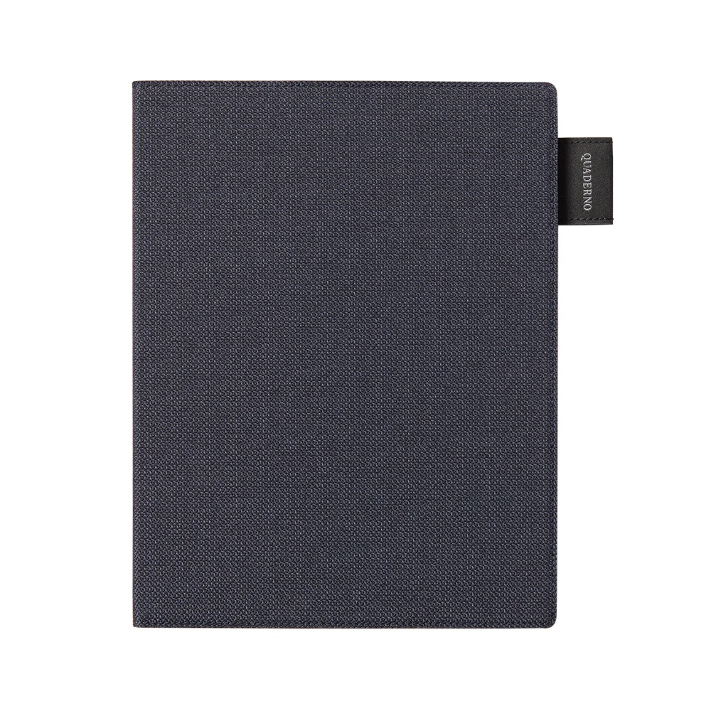 富士通 QUADERNO(クアデルノ)(Gen.2) A5サイズ用 ファブリック素材カバー（ブルーブラック） FMVCV51BK