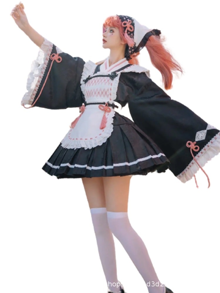 桜を探す時 ロリータワンピースフルセット