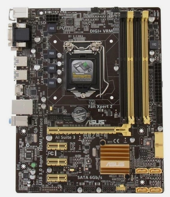 ASUS H87M-E Intel H87 LGA 1150 DDR3 HDMI DVI USB3.0 M-ATX Motherboard 8,181円