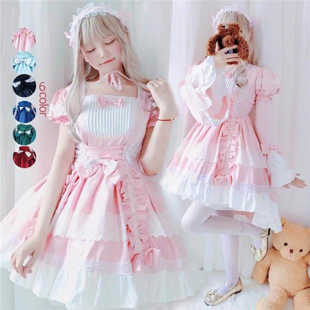 【一部分3日内出荷】メイド服 レディース ハロウィン衣装 リボン エンジェル 衣装 ワンピース かわいい 仮装舞踏会 タキシード着