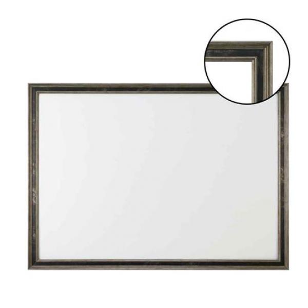 やのまん ヴィンテージフレームソリッド10ｰT ブラック&シルバー 51× 73.5cm