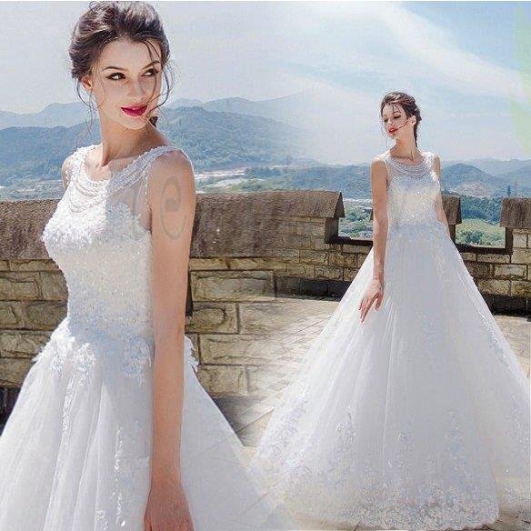ウェディングドレス 安い 二次会 ウエディングドレス 結婚式 エンパイア 花嫁 プリンセス 披露宴
