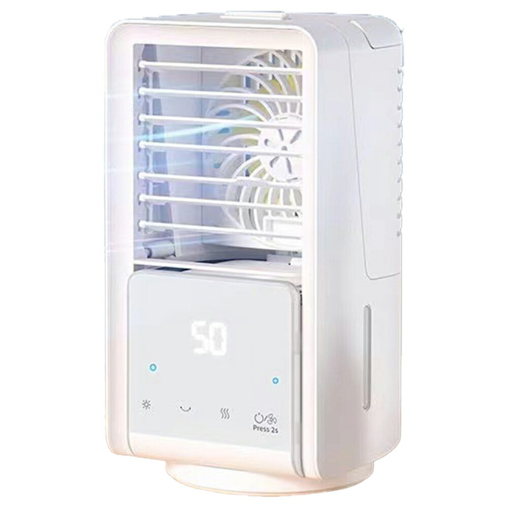 扇風機 小型 冷風機 卓上 おしゃれ 超静音 羽なし オフィス usb 扇風機 静音 小型 コードレス 充電式 車 屋外 dc 冷風扇 卓上冷風機 小型 強風 コンパクト 左右120の自動首振り 6,065円