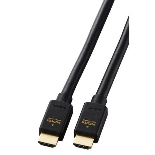 【推奨品】エレコム CAC-HD21E50BK2 ウルトラハイスピードHDMI 2.1 ケーブル 5m 8K 60Hz 4K 120Hz ブラック