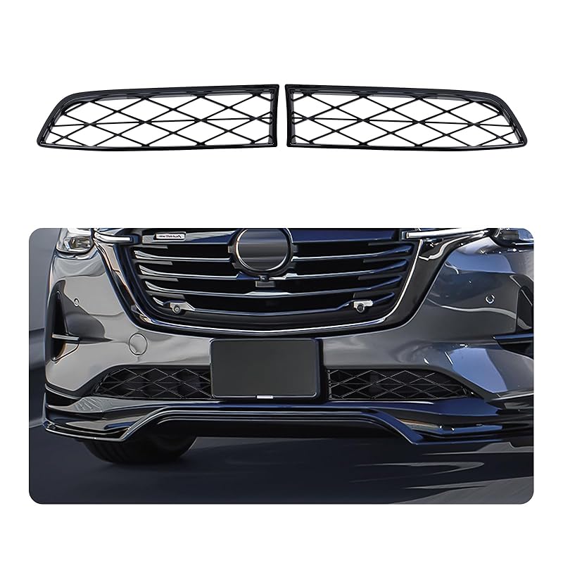 【LFOTPP】 マツダ CX-60 KH系 専用 フロントグリル MAZDA cx60 日本仕様対応 ABS材質 メッキ加工済み MAZDA CX-60 バンパーグリルカバー 取付簡単 車種専用設計