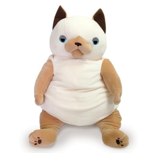 シナダグローバル もちシリーズ もちねこ シャム (XL) 35×35×50cm ぬいぐるみ ネコ アニマル MONE-0880S