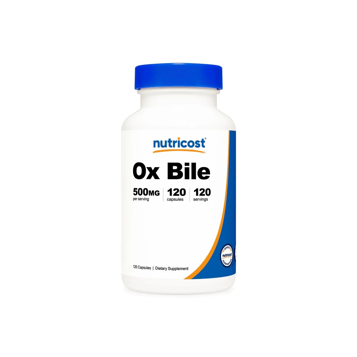 [USA] Nutricost ニュートリコスト Ox Bile 500mg カプセル 120錠