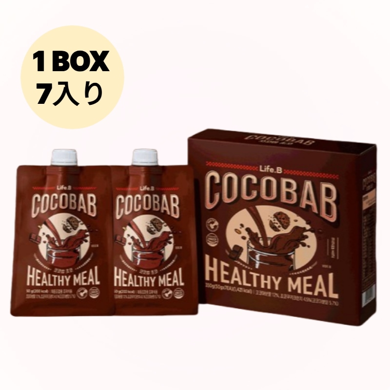 【韓国人気プロテイン】ココバップ チョコ 1箱（7個入り)ダイエット間食 タンパク質 シェイク チョコ味 ダイエットサポート 低カロリー 朝食代用 ヘルシーおやつ 韓国スナック 食物繊維 個包装 トレ 5,399円