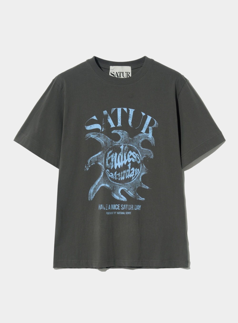 SATUR】 CAPRI CITRON DRAWING SUMMER GRAPHIC T-SHIRTS