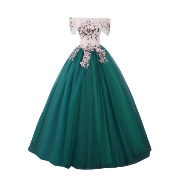 オフショルダー　カラードレス　美品　演出　結婚式　パーティードレス　発表会　二次会　披露宴　ロング丈 10,779円