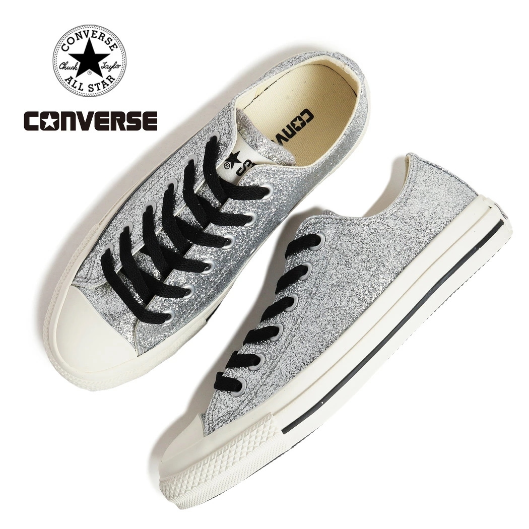 CONVERSE コンバース オールスター GT OX スニーカー ALL STAR GT OX SILVER ( シルバー ラメ キラキラ レディース ローカット 31317490 )