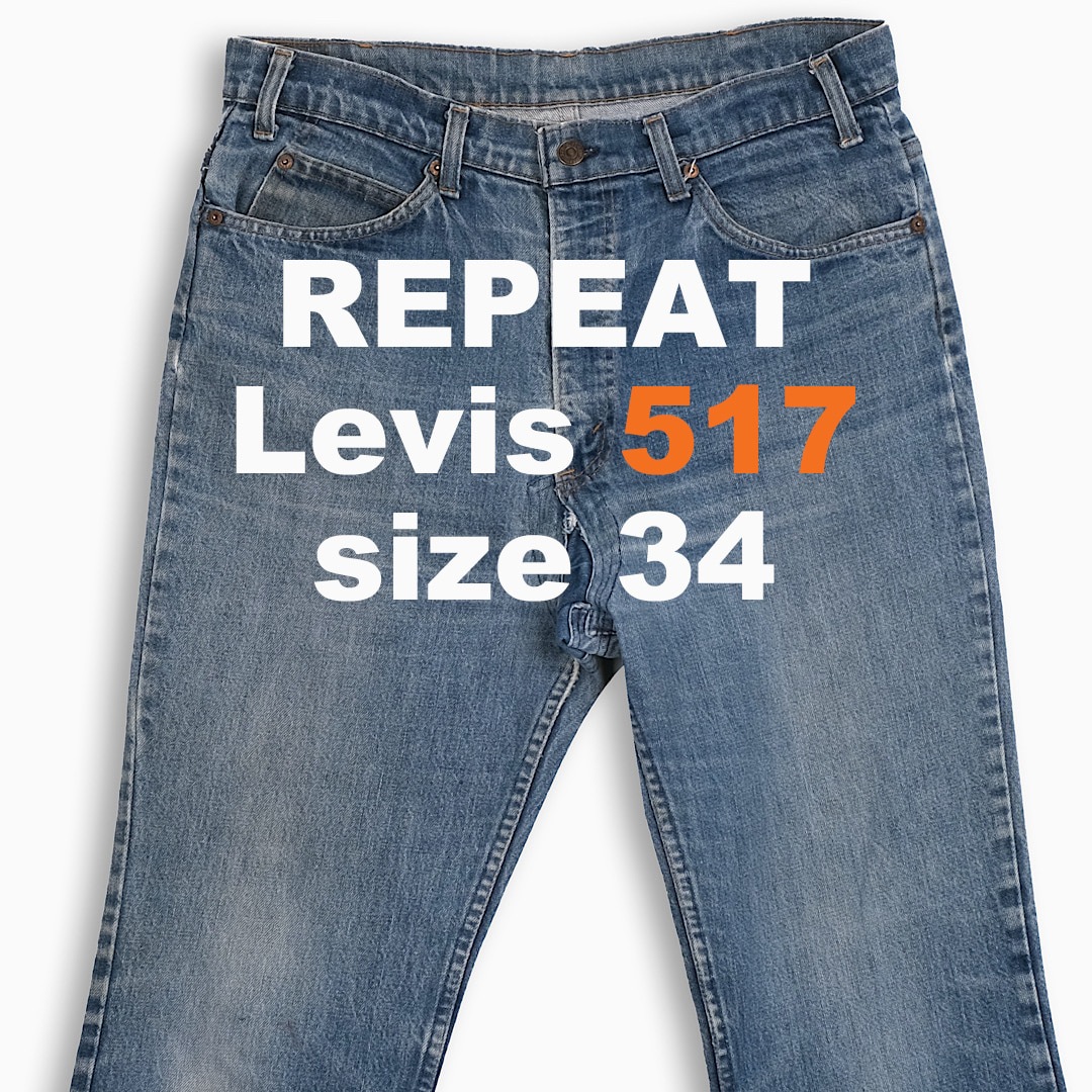 Levi’s 517 Orange Tab 70s USA 34インチ (OR51736205)