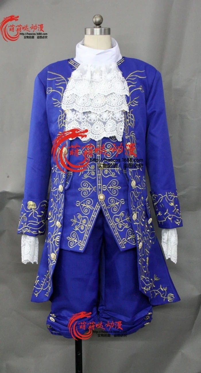 実写映画版美女と野獣cos衣装野獣の王子様cosplay衣装刺繍 6,750円