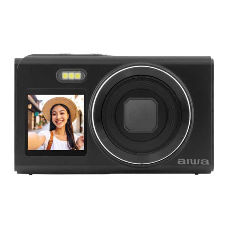 アイワ　AIWA　aiwa cam DCB-2 コンパクトデジタルカメラ ブラック　JA5-DCM0003-BK