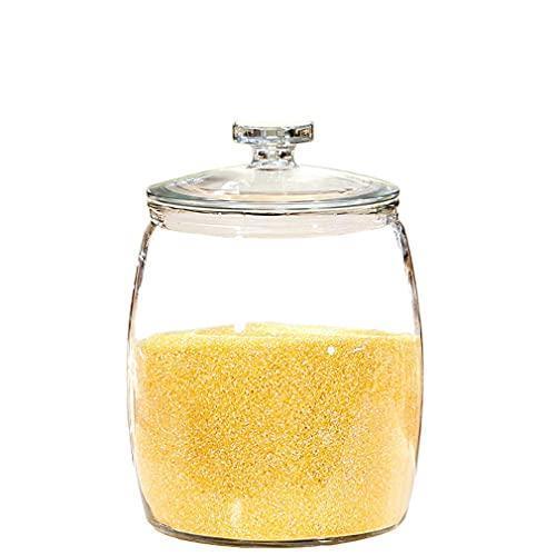 YoutubeTiktokで話題米びつ 密閉米びつ ガラス瓶 ライスストッカー 冷蔵庫 こめびつ 米入れ お米保存容器 米櫃 貯蔵タンク 小麦粉 駄菓子 砂糖 キッチン収納 清潔便利 防虫 9050M 5,374円