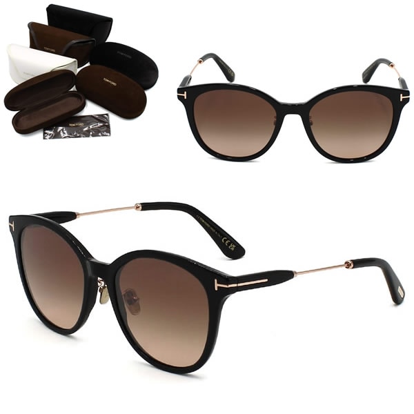 サングラス FT1140-K/S 01F 55 サングラス EYEWEAR アジアンフィット ブラック ブラウングラデーション メンズ レディース ユニセックス