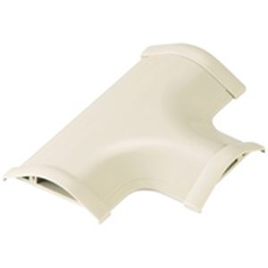 （まとめ）エレコム ELECOM 床用モール T型分岐 LD-GAT37A 45mm(×5セット)