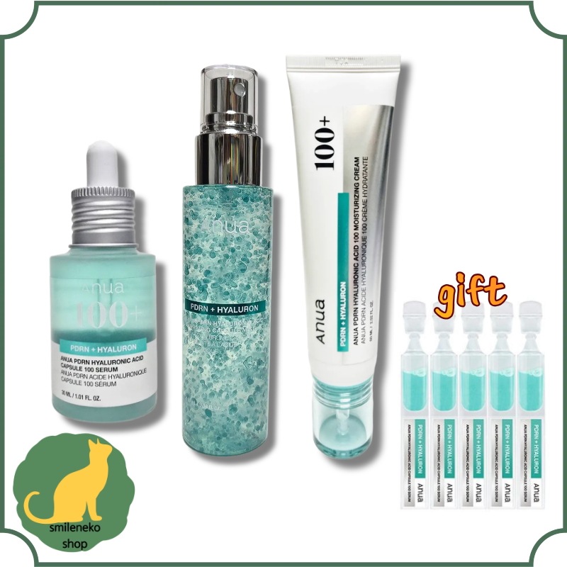 [pdrn セット]]ヒアルロン酸カプセルミスト100ml+セラム30ml+クリーム60ml/giftセラムリフィル/美容液/眉間のシワ/しわ/水分/白玉/光沢/油分/