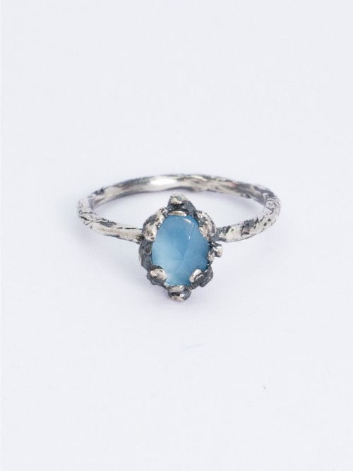 【HARANG】 HR 115R_Antique Gemstone Ring(ブルー) 正規品